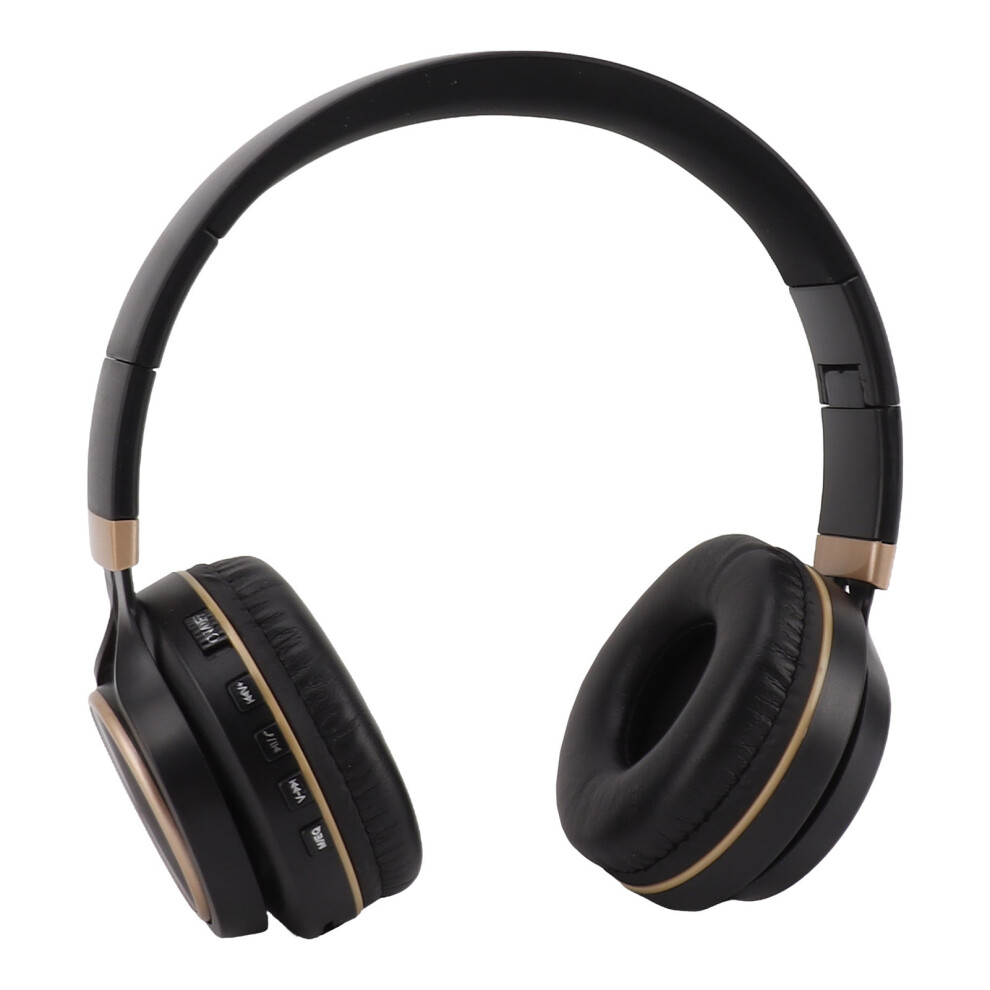 Wireless Bluetooth 5.0 Headset Deep Bass Stereo 200Mah Battery Black 4111369021943