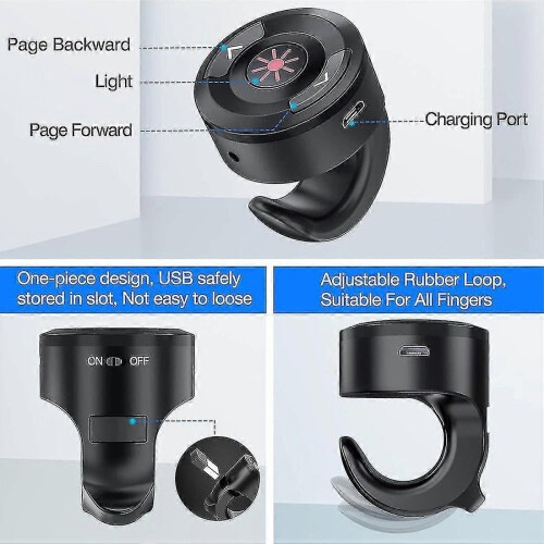 2.4ghz Rechargeable Wireless Presenter Finger Ring TW 2