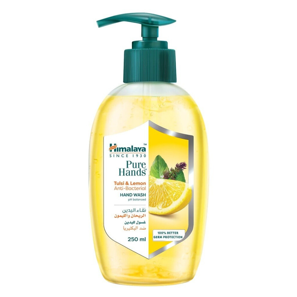 Himalaya Pure Hands Anti-Bacterial Tulsi & Lemon Hand Wash - 250ml
