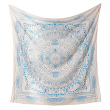 Cotton Fabric Tapestry, Bohemian Mandala Wall Hanging For A Touch Of Nature, Vibrant Colors Ideal For Room Decor Or Bedroom Wall Art, Can Serve As A P