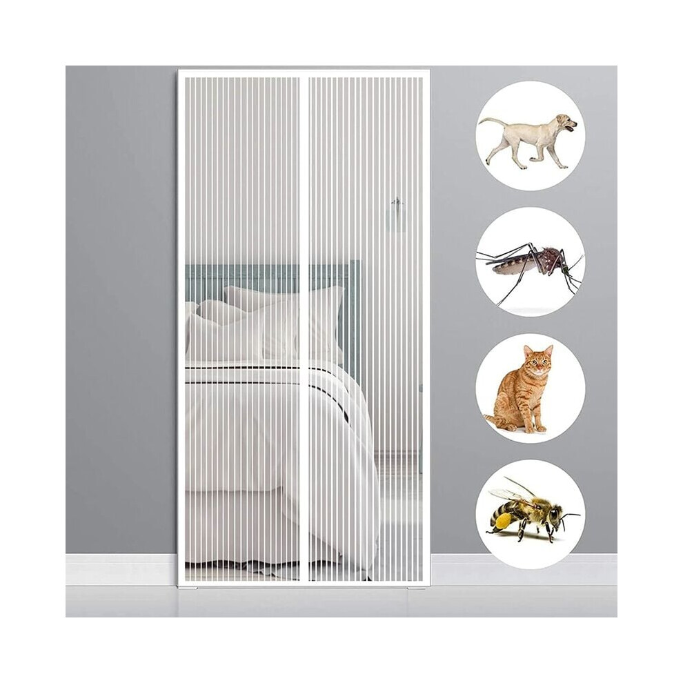Fire Retardant Screen Door, Wear-Resistant Scratch-Resistant For Longevity, Auto-Off Feature Ensures Safety And Convenience In Interior, Balcony, Bedr 9148971768657