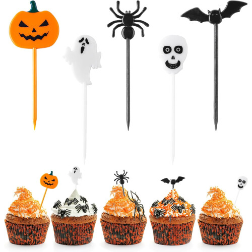 Πλαστικές οδοντογλυφίδες για θέμα Halloween, ανθεκτικές και στιβαρές διακοσμήσεις