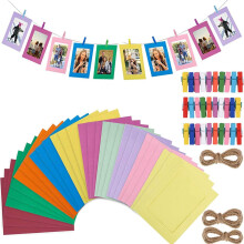 Customizable Office Or Home Decoration With Creativity And Imagination, Diy Paper Photo Frames For 4X6 Photos, Lightweight Cardboard Photo Hanging