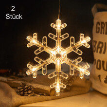 Guirlande lumineuse de Noël à piles en forme de flocon de neige, LED blanc froid pour une utilisation intérieure et extérieure, guirlande