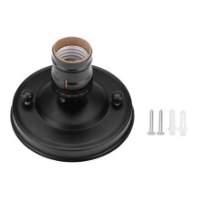 Vintage Industrial Lighting Fixture, Retro Style E26 E27 Bulb Socket Holder Base Lamp Holder For Energy Saving Incandescent Bulbs Elegant DIY Lighting