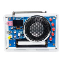 Kit Électronique DIY Radio FM avec Écran OLED Kit de Production D'Assemblage de Pratique de Soudage Électronique Kit D'Assemblage DIY