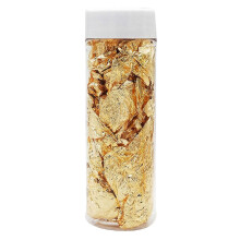 (Golden) Baked Mousse Dessert Gold Foil Paper Pieces Cake Decorating Cake Accessories TW