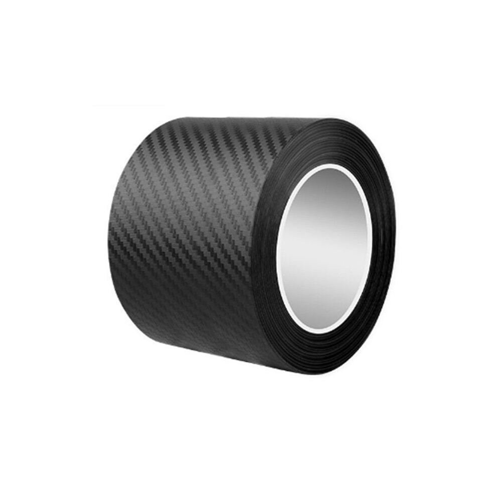 Carbon Fiber Car Sticker Diy Paste Door Sill Protector Bumper Tape Car Protector Strip Waterproof Protection Film Black 6032905380516