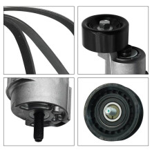 1 Satz Riemenspanner und Umlenkrolle, Keilrippenriemen-Kit für  für  2.0 2.4 L4 06-15 25281-25000 25212-2G760 2528725110