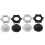 4Pcs White/Black Nut Floor Fan Base Fixing Nut ABS Texture Base Fasteners Suitable for Home and Office Use 1