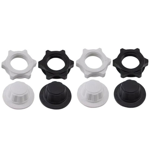4Pcs White/Black Nut Floor Fan Base Fixing Nut ABS Texture Base Fasteners Suitable for Home and Office Use