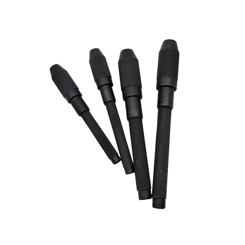 4 Pcs Pin Vise Set Hand Held Hollow Handle 4 Piece Vice Chuck Sizes 4713995556549