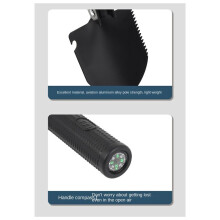 Folding Engineers Shovel, Easy to Carry, Emergency Rescue, Outdoor Adventure Engineers Shovel Black Storage Bag