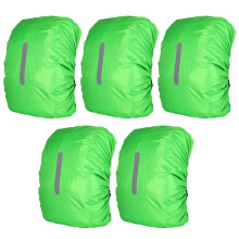Backpack Rain Cover Outdoor Mountaineering Backpack Waterproof Cover Schoolbag Rain Cover Dust Cover Green