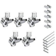 5Pack BPV-31 Piercing Valve Tap Valve Kits Adjustable for Air Conditioners HVAC 1/4 Inch,5/16 Inch,3/8 Inch Tubing