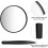 Specchio Ingranditore 20X + 10X con 2 Ventose, Piccolo Specchio Ingranditore da Viaggio e Kit di Pinzette 5