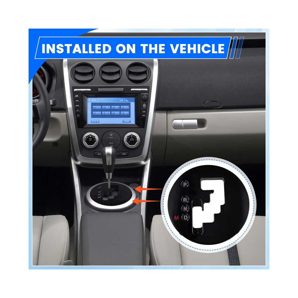 Car Center Shift Gear Indicator Panel Prnd Cover Bezel For Cx-7 2007-2014 Eh42-64-350 Eh44-64-350 Eh4464350 6033629356399