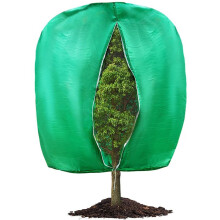 Large Plant Covers Freeze Protection, 94.4X78.7inch Winter Tree Covers with Zipper Drawstring Thickened Frost Blanket