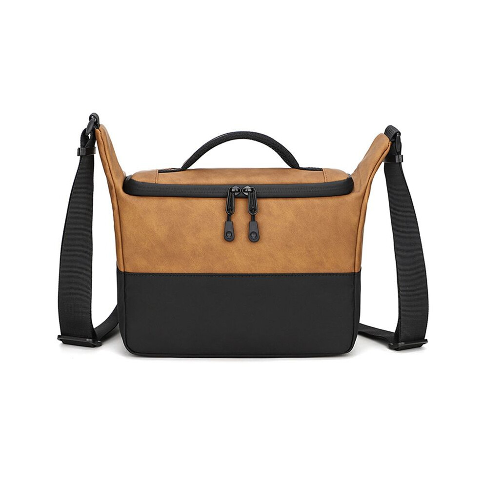 Professional Digital Slr Camera Bags Lens Photography Bag Waterproof Leather Shoulder Bag For // Camera A 6032265324045