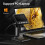 Microscópio Digital, Microscópio USB LCD de 4,3 Polegadas, Lupa 1080P com 8 Luzes LED Ajustáveis, Visualização para PC, para Adultos e Crianças 7
