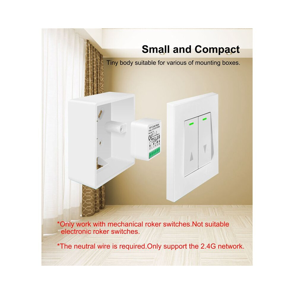 Tuya Zigbee Curtain Module Intelligent Circuit Breaker Support App Remote Control For Curtain 6031595591868