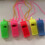 Plastic Whistle Colorful Cheer Referee Whistle with Lanyard (Random Color) 8