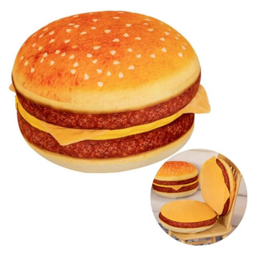 Simulation Hamburger Plush Pillow Cushion Children'S Bedroom School Classroom Sofa Sofa Decoration 1