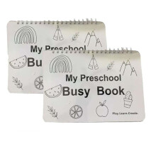 My Preschool Busy Book, Busy Book Preschool Learning Activities for Toddlers, Toddler Busy Book for Kids