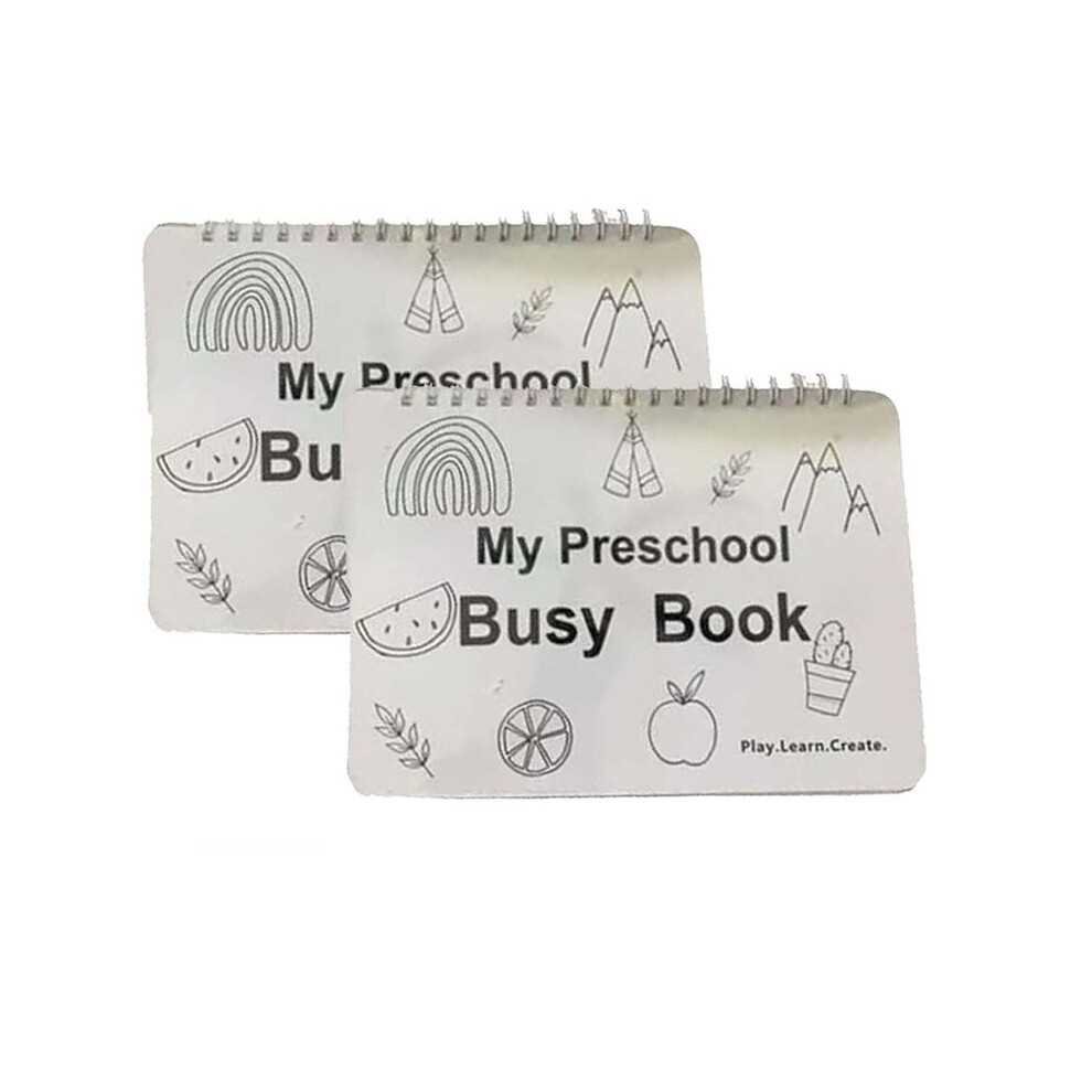 My Preschool Busy Book, Busy Book Preschool Learning Activities for Toddlers, Toddler Busy Book for Kids