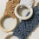 3PCS Macrame Kitchen Towel Holder Macrame Knit Hanging Kitchen Towel Holder Macrame Towel Holder Ring 5