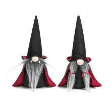 2 Stuks Halloween Gnome Pluche Gezichtsloze Handgemaakte Zweedse Gnome Decoratie Tomte Halloween Decoraties