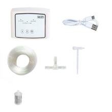 WIFI Intelligent Watering Device Dubbele Pomp Tijdgestuurd Automatisch Druppelirrigatiesysteem Afstandsbediening voor 20 Potten