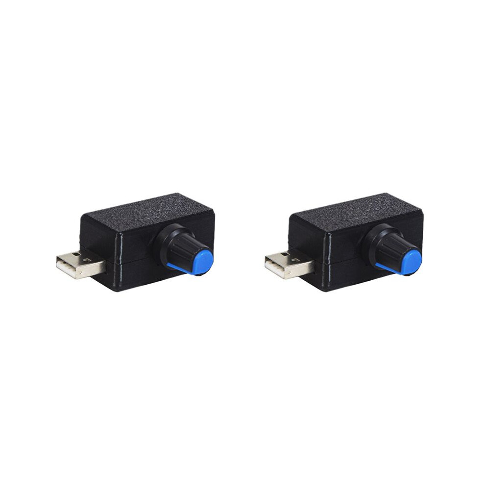 2X 5V Usb Fan Speed Controller Voltage Regulation Module Motor Speed Controller Usb-A Interface Diy 4713265051064