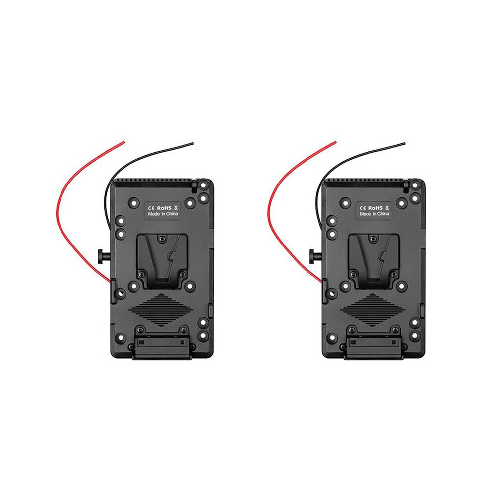 2X V-Mount Battery Plate With D-Tap Output For Steadicam Camera V-Mount V-Lock Battery For Dslr Camera Camcorder Video 4711457924448