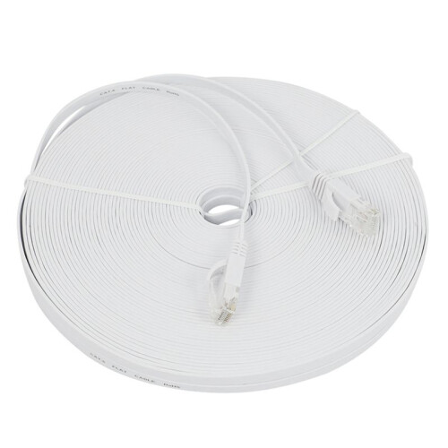 3X Cat 6 Ethernet Cable 100 Ft (30 Meters) Flat Slim Long Internet Network LAN Patch Cords,Cat6 High Speed Computer Wire 2