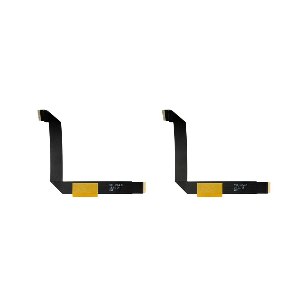 2X Trackpad Touchpad For 13Inch A1466 1466 593-1604-B Track Pad Touchpad Flex Cable Mid 2013-2017 Year Black 4713068899672
