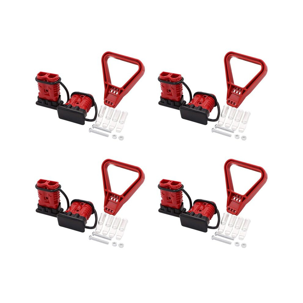 8Pcs 175A 1/0 Awg Battery Power Connector Cable Quick Connect Disconnect Kit For Anderson Connector For Car Atv Winch 6033581183262