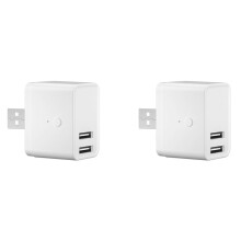 2X Tuya  WiFi USB Adapter  5V  2 USB Power Adapter  Life Control for Alexa  Yandex Alice