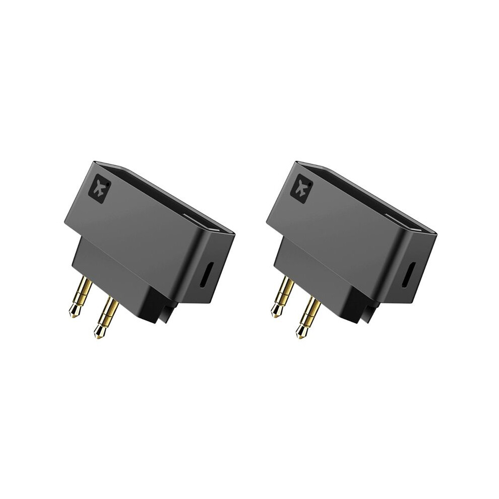 2X Ak3046e Pro Wireless 5.0 Adapter For Airplane, With Aptx Hd/Ll/Adaptive Transmitter For Airpods, Headphones 6033227148655