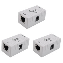 3X 100 Mbps 5V 12V 24V 48V/1A BJW POE Injector Power Splitter for IP Camera POE Adapter Module Accessories-White