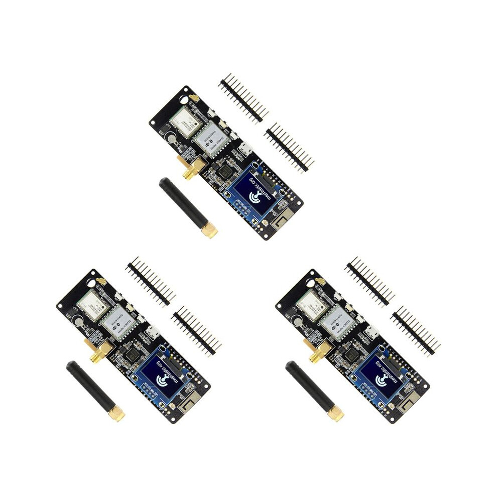 3X For Ttgo Meshtastic T- V1.2 Esp32 Lora Development Board With Oled Display 433Mhz For Lilygo 6133165975846