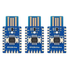 3X Waveshare for Raspberry Pi 2 RP2350-One Development Board Type-A RP2350A Dual Core Processor