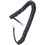 6X Replacement RJ9 4P4C Plug Coiled Stretchy Telephone Handsets Cable  Black 3
