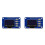 2pcs 0.96 Inch OLED Display Module 12864 Screen Module with Matrix & 4 Key Keyboards IIC 1