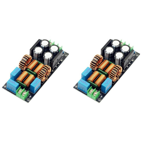 2X AC EMI Filter Audio Power Amplifier EMC EMI Electromagnetic Interference Purify Power  Differential Mode Common,20A