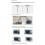 2pcs 0.96 Inch OLED Display Module 12864 Screen Module with Matrix & 4 Key Keyboards IIC 10