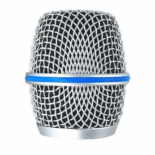 3X Microphone Replacement  Steel Mesh Handheld Microphone Grill Mesh  for Beta87A 2