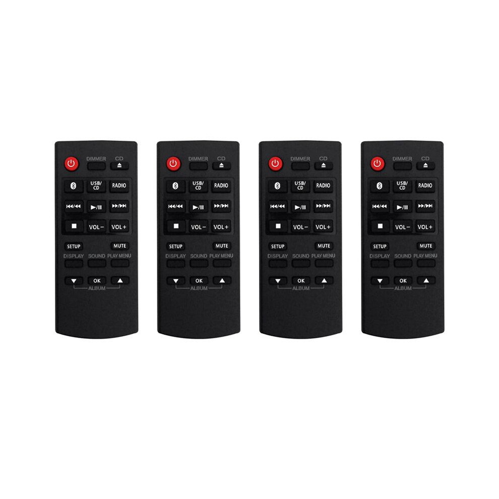 4X N2qayb000984 Replaced Remote For Cd Stereo Sub Sa-Pm250 Sc-Pm250 Sc-Pm600 Sc-Ux104 Sc-Hc200 Sc-Hc200 4712807542732