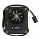 2X PC Water Cooling Flow Meter Indicator 12V Small 3pin Interface G1/4 Thread Pom Rustproof Computer Flow Meter Black 4