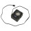 2X PC Water Cooling Flow Meter Indicator 12V Small 3pin Interface G1/4 Thread Pom Rustproof Computer Flow Meter Black 3